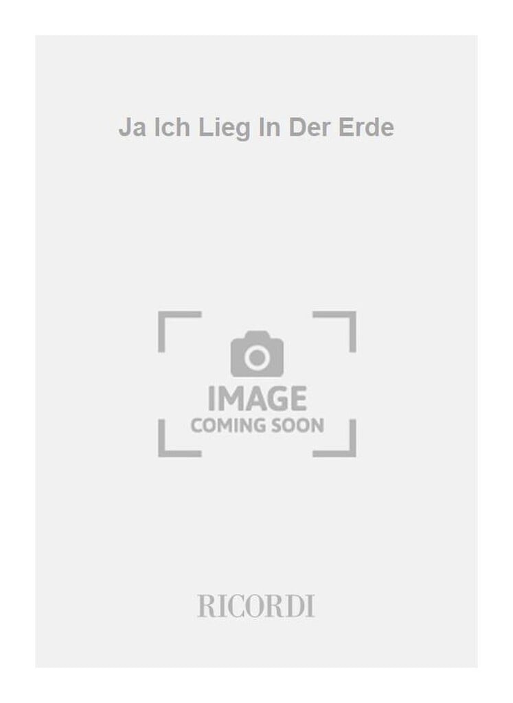 Ja Ich Lieg In Der Erde